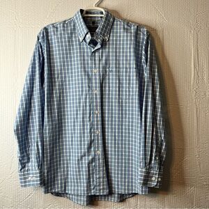 Rafter C Easy Wear Forty-Five Button Down Dress Western Shirt Size L